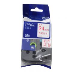 兄弟 标签机色带24mm白底红字TZE-252(个)