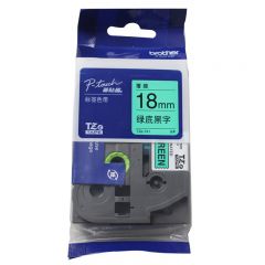 兄弟标签机色带18mm绿底黑字TZE-741（个）