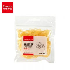 齐心 B3512 橡皮筋30g/袋办公用品工具 袋