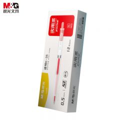 晨光 中性笔0.5mm红色 AGPK3558 12支/盒