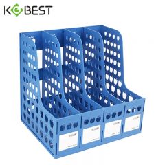 康百 四联文件栏-蓝色 P1841 个