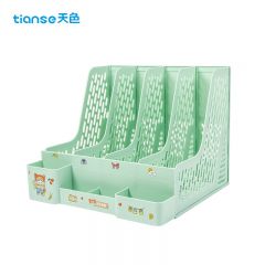 天色(TIANSE)TS-1336 四格文件栏 薄荷绿