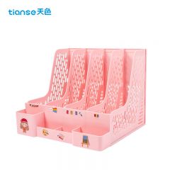 天色(TIANSE)TS-1336 四格文件栏 樱花粉
