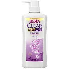 清扬(CLEAR)女士去屑洗发露深度滋养型V 450g