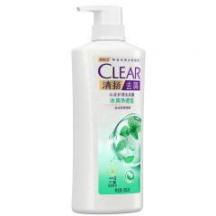 清扬(CLEAR) 去屑洗发露冰爽薄荷净透型650g