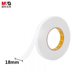 晨光 AJD97353 文具 双面泡棉胶带 强力高粘度泡棉胶胶带18mm*5y