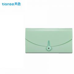 天色(TIANSE)TS-1821 13格票据包 薄荷绿