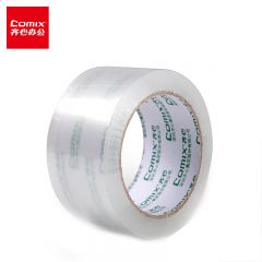 齐心（COMIX）JT5506 超透封箱胶带55mm*60y 透明 6卷销售