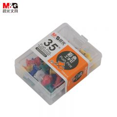 晨光(M&G)  ABS92605彩色工字钉 35枚/盒软木画板按钉办公用品图钉大头钉