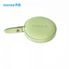 天色（TIANSE） 迷你卷尺 1.5米皮卷尺尺家用量衣服裁缝尺子自动卡位TS-5705-1 绿色