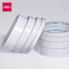 得力 高粘性 双面胶带 单卷 宽18mm 30406