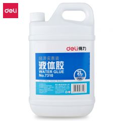 得力 透明液体胶 2L 7310 瓶