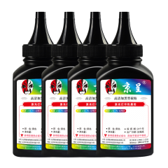 京呈 T1碳粉-4瓶装(100g/瓶)适用得力T1硒鼓碳粉盒 P2500D/DN/DW/DNW M2500D/DW/ADNW打印机墨盒 【高配版】