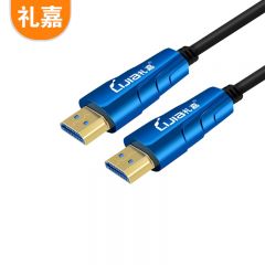 礼嘉（LIJIA） GC-HD25 光纤HDMI线2.0版25米 4K高清线60Hz发烧工程级 笔记本电脑PS4机顶盒连接电视投影仪数据连接线