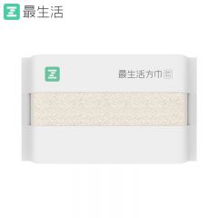 最生活（a-life） A-1184国民系列方巾34*34cm米色