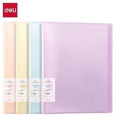 得力 A4/40页资料册PQ603-40 颜色随机