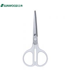三木（SUNWOOD） MC31 150mm特氟龙剪刀 防粘防锈家用办公 白色 名匠系列 剪子美工剪手工剪