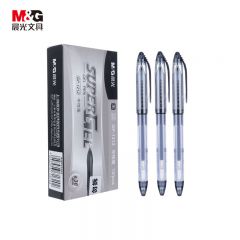 晨光(M&G) 文具0.38mm黑色中性笔 拔盖全针管签字笔 GELPEN系列水笔 12支/盒GP1212