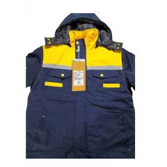 雅霖服 保暖棉服工装服带毛领136 M码