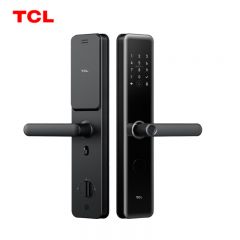 TCL S10R Pro智能锁 NFC全兼容灵速双校准指纹智能门锁曜石黑