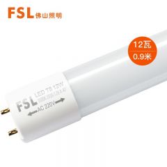 佛山照明（FSL）T8晶辉灯管 12w 黄光 普通包装 双端0.9米
