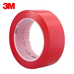 3M 471 PVC警示标识胶带地标线胶带贴 划线安全标识警示标记工业地板车间工厂耐磨轻松剥离防水无残胶 红70mm宽