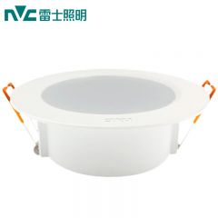 雷士（NVC）LED全塑筒灯 NLED9204 8W-5700K正白 99半光白 开孔100mm 20个装
