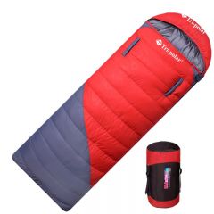 三极户外（Tri-Polar） TP2940可伸手鸭绒睡袋210*80cm红色1kg