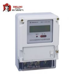 德力西电气（DELIXI ELECTRIC） 单相电子式多费率电能表；DDSF606 220V 1级 15（60）A
