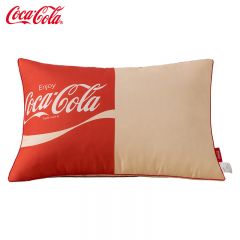 可口可乐 千禧之乐 简约系列北欧风印花 水洗棉立体枕 48*74cm