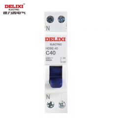 德力西电气（DELIXI ELECTRIC） 空气开关 小型断路器 HDBE-40 1P N C 40A HDBE40C40