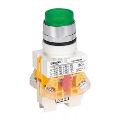 德力西电气（DELIXI ELECTRIC） 按钮开关；LAY7-11DZS 220V LED 红