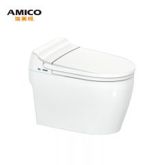 埃美柯 TL0061 家用卫生间节水静音缓降坐便器马桶 智能坐便器 400坑距