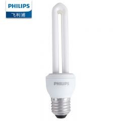 飞利浦（PHILIPS）2U节能灯U型螺口灯E27灯泡标准型客厅高亮节能光源家用 8W 黄光2700K 8510