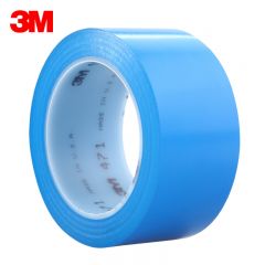 3M  471 PVC警示标识胶带地标线胶带贴 划线安全标识警示标记工业地板车间工厂耐磨轻松剥离防水无残胶 蓝50mm宽