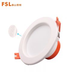 佛山照明（FSL）LED筒灯中性光 12w4寸全白/个