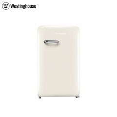 西屋（Westinghouse） 96L迷你复古单门冰箱家用风冷无霜小冰箱单冷冻单冷藏冰箱 BD-WW96M奶酪白