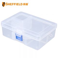 钢盾 SHEFFIELD S024013 塑料零件盒205X140X45mm 收纳盒分格物料螺丝配件电子元件盒整理箱工具盒