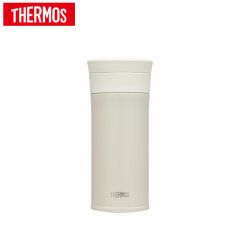 膳魔师(THERMOS)保温杯400ml男女士陶瓷内胆泡茶咖啡保冷水杯子TCMV-400LC WH