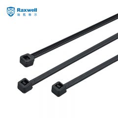 瑞氪维尔（Raxwell） 尼龙扎带 自锁式扎带8*750 黑色 100根/包 RECT0058