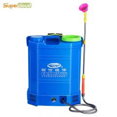 舒蔻 Supercloud 背负式喷雾器消毒杀菌 农用多功能喷药机 20升电动新能源10A锂电池双开关