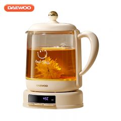 大宇（DAEWOO） YS11小气泡养生壶 炖煮壶一体煮茶器迷你小型烧水壶办公室玻璃0胶水花茶燕窝 智能恒温1.5L