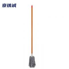 京铁诚 木杆棉线拖把 30cm-铁头物业学校老式拖把棉线尘推