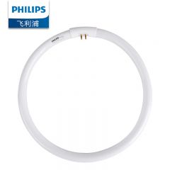 飞利浦（PHILIPS）T5三基色环形荧光灯管 TL5C四针环形灯管22W白光（6500K）管径16mm外径185mm
