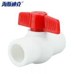 海斯迪克 PPR塑料开关球阀 阀门水开关蝶形手柄 PP塑料球阀颜色随机 DN25 HKT-659