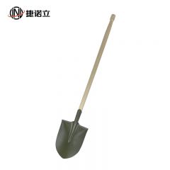 捷诺立（JNL）防汛铁锹 锰钢尖锹 户外锹 工兵铲抗洪救援战备铁锨 205工程锹+标配椿木柄 N50225