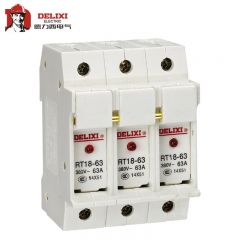 德力西电气（DELIXI ELECTRIC） 圆筒形帽熔断器 底座；RT18-32 2P 座（白色）