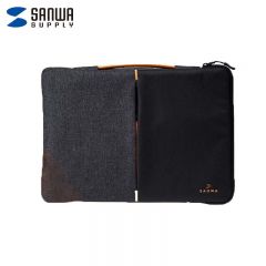山业（SANWA） IN-CAC3BK-14笔记本电脑内胆包 13/14英寸苹果MacBook Pro笔记本收纳包保护套 墨酷黑 14英寸