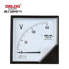 德力西电气 电力仪表 电能测量仪表 模拟指示电测量仪表42L6 电流表 150/5 过载6倍