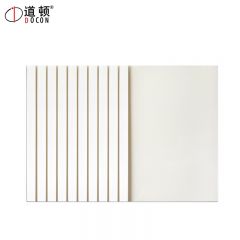 道顿（DOCON）      A4幅面 热熔装订机塑料白色热熔封套 合同 标书 文件 书本胶装透明封面带侧胶 8mm 白 20本/包